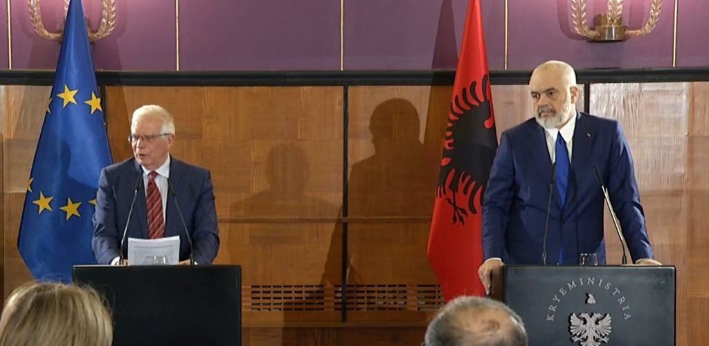 “Martesa” e Shqipërisë me BE-në/ Batutat mes dy liderëve në konferencë, ja çtha Borrell që konfuzoi të gjithë mbi integrimin rama borrell