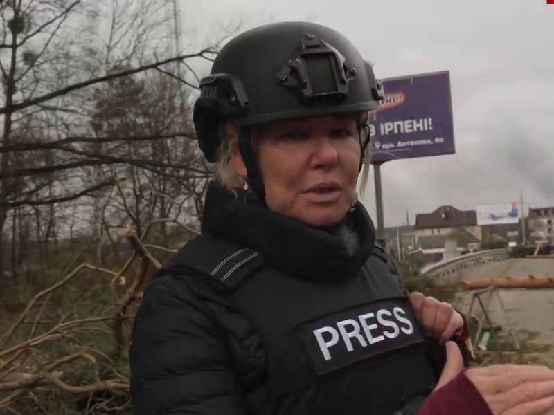 Video/ Gazetarja mes rrënojave të Kievit: Shikoni llahtarinë që kanë shkaktuar bombat skynews alex crawford kyiv 5695066