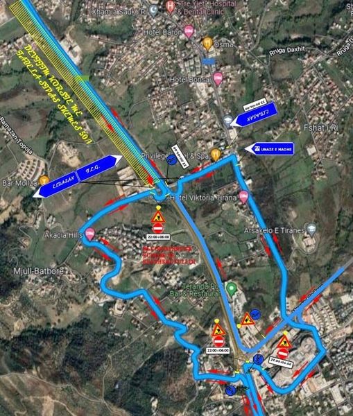 Rruga Tiranë-Elbasan dhe anasjelltas do të devijohet për një javë, ja detajet 278229048 1521425244918746 5308972864703404164 n