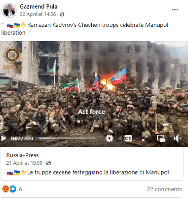 Ish-ambasadori shqiptar publikon videon pro rusëve 1 640 0 6266da2945a57 1