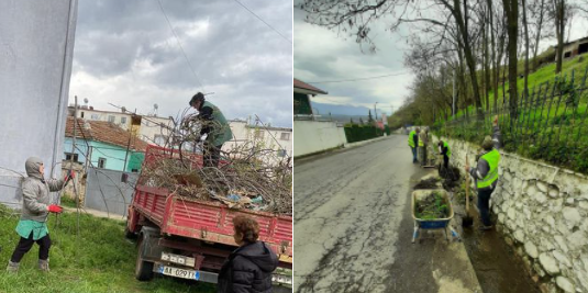 Dita e Tokës, aksion pastrimi dhe mbjellje pemësh në Bashkinë Mat aksion