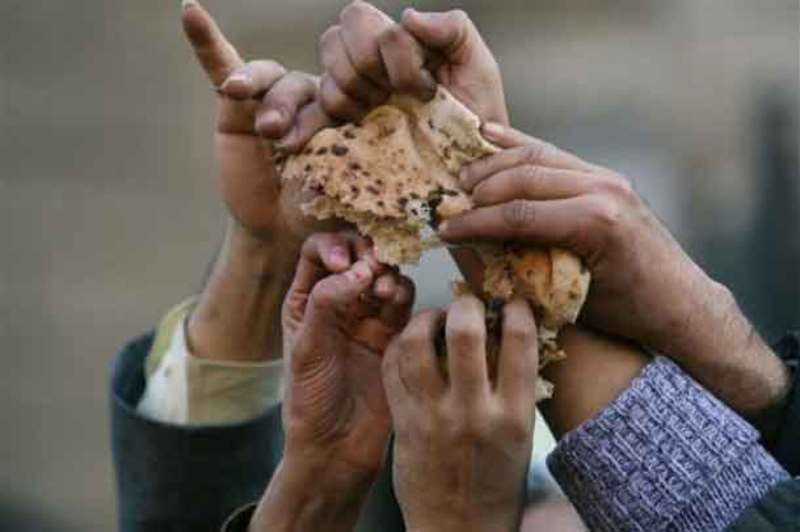 DW: Thellohet kriza e ushqimeve në botë hands grabbing bread egypt fr
