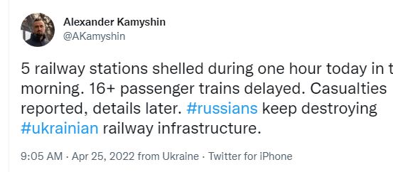 Forcat ruse sulomojnë 5 stacione treni në Ukrainë, raportohet për viktima 1 kamu