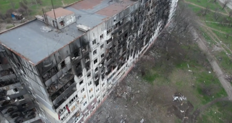 Rusia publikon pamjet me dron nga Mariupoli mariupol 1 770x410 1