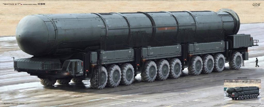 Rusia përgatit raketat ndërkontinentale “Sarmat”/ Shkatërrojnë një sipërfaqe sa Britania apo Franca sarmannt