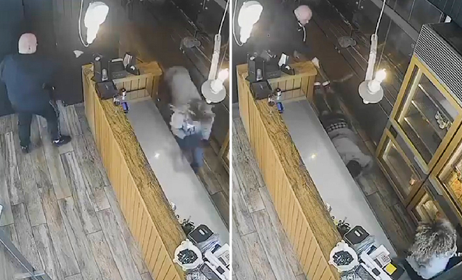 Italiani ‘i pakënaqur’ me sufllaqen, qëllon 4 herë me armë punonjësin e fast-food (VIDEO) suu 1