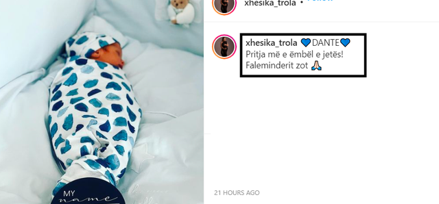 Baba për herë të parë, Dj i famshëm ndan lajmin e gëzuar dhe zbulon emrin e fëmijës 2
