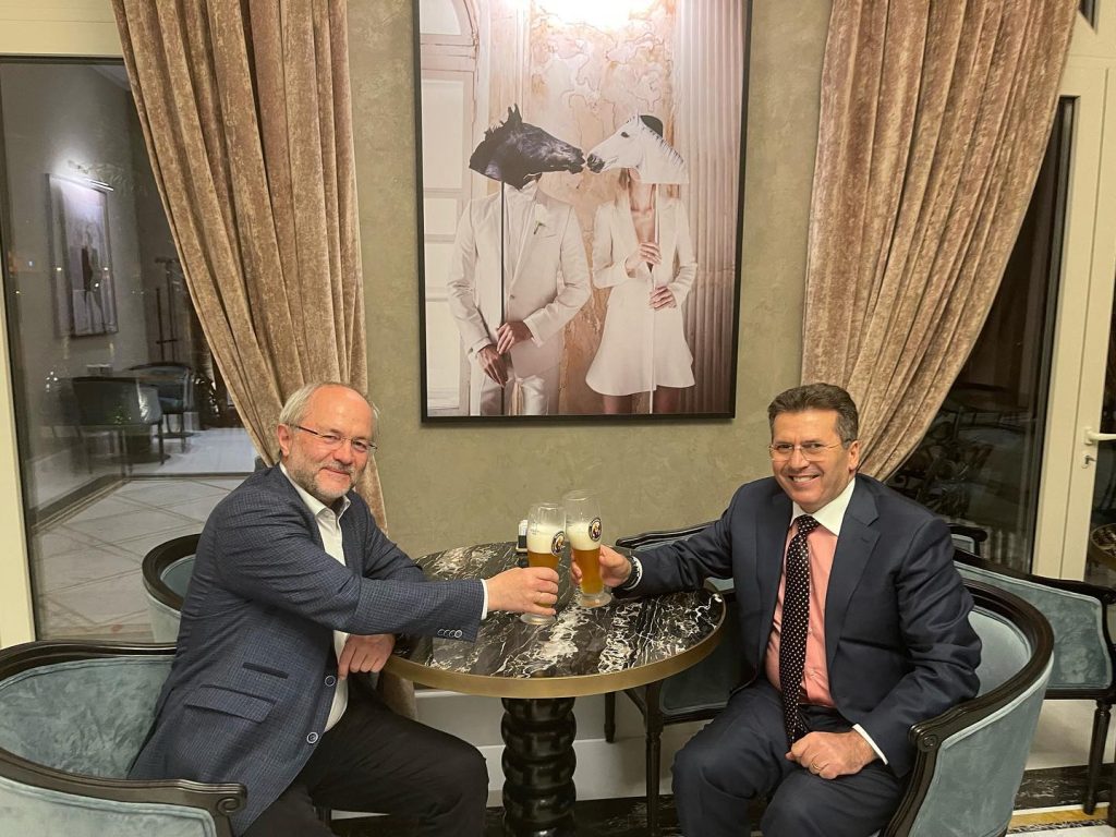 Mediu takon deputetin gjerman, Volkmar Klein: Mik i Shqipërisë e Kosovës, mbështetës i Integrimit Europian 280351571 528524492064330 8931259677620363176 n