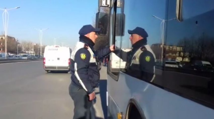 I dehur në timon, bie në pranga shoferi i linjës së Institutit Bujqësor në Tiranë auto polcia rrugore1551176868