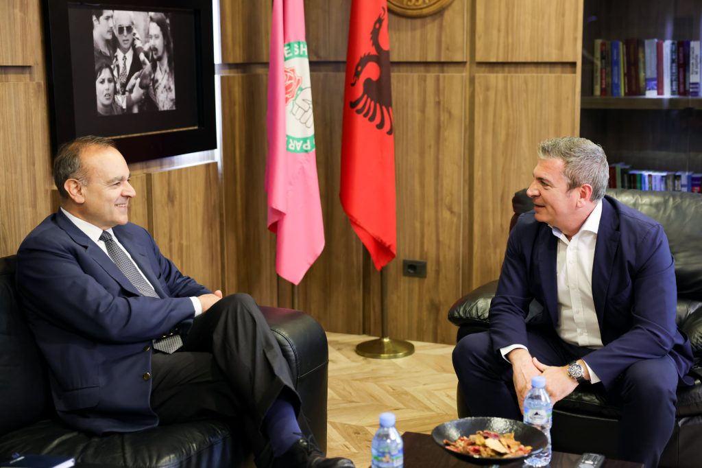 Reforma zgjedhore dhe zhvillimet politike, Damian Gjiknuri takon kreun e OSBE-së Vincenzo Del Monaco gjiknuri monaco sobe