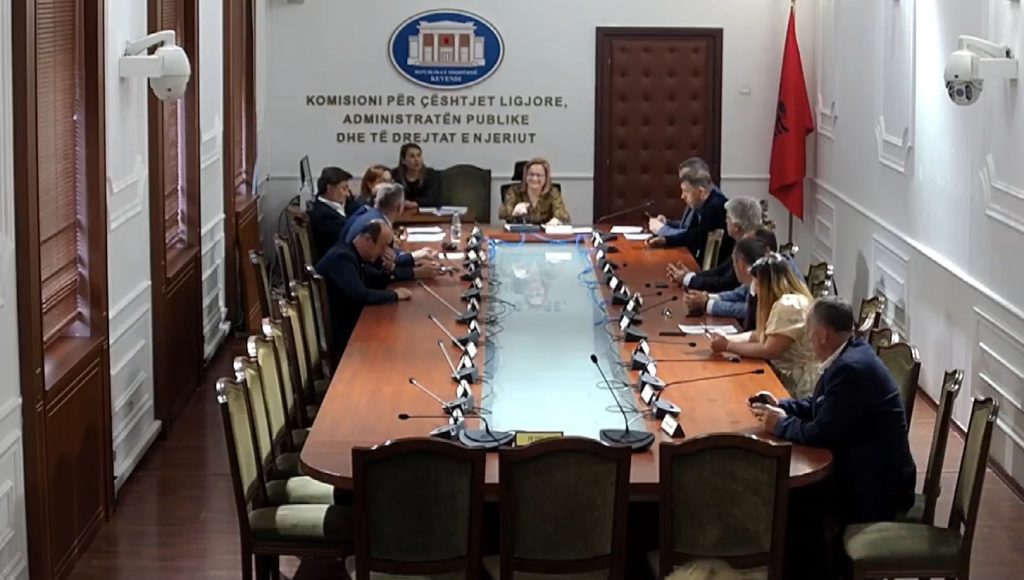 Debate në Komisionin e Ligjeve, replika mes Bardhit dhe Bushkës komisioni i ligjeve 1