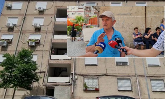 Familja në katin e parë shembi muret mbajtëse, Drejtoria e Emergjencave apel banorëve të largohen nga pallatit pallati vlore