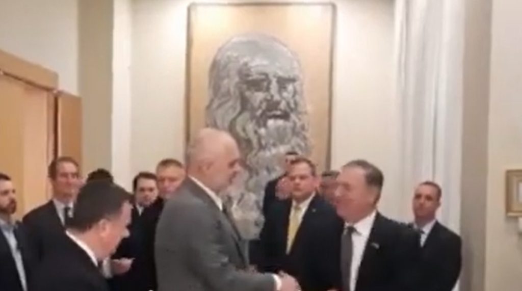 Mike Pompeo viziton Shqipërinë, takohet me kryeministrin Rama rama dhe pompeo