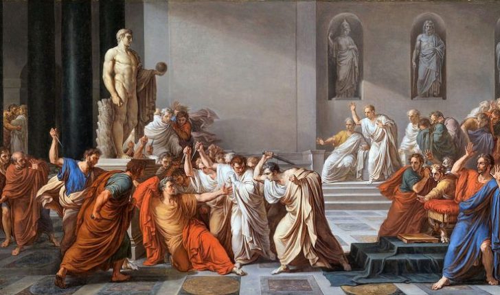 Kush janë 10 tradhtarët më të njohur të kohërave vincenzo camuccini la morte di cesare 768x435 1 728x430 1