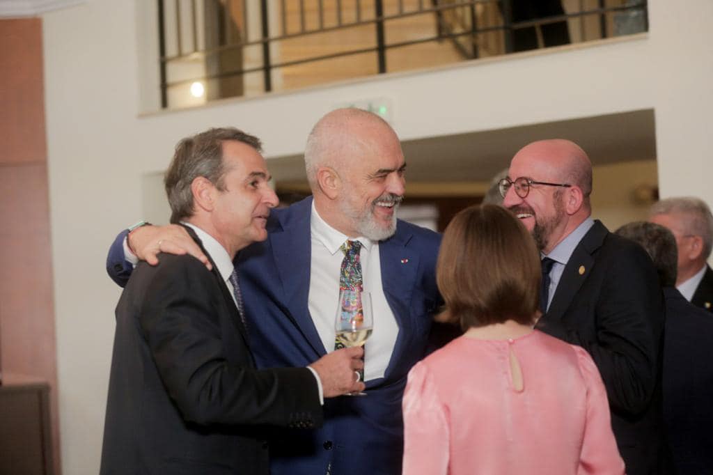 Nga levreku i marinuar tek Japrak me fruta deti/ Çfarë hëngrën mbrëmë Rama, Mitsotakis dhe Scholz në Selanik 286915644 566588061503526 488106618326801548 n