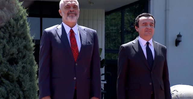 Ceremonia e pritjes zyrtare të qeverisë Rama nga Albin Kurti 640 0 1655715768xbandicam 2022 06 20 05 02 56 821 677