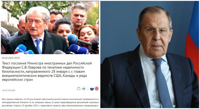 Berisha: Lavrov do të shkonte në Beograd për projektin ruso-serb “Ballkani i Hapur”, e tha… bala