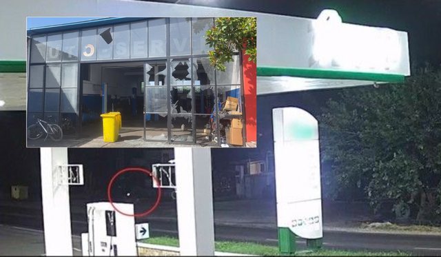 VIDEO/ Dalin pamjet kur autorë me motor vendosin tritolin tek servisi në ishull Shëngjin 640 0 kebe 2 1656748745