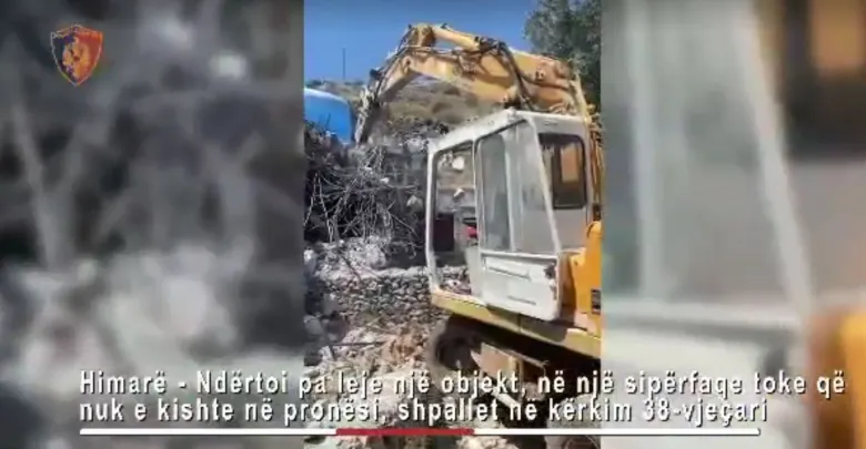 Himarë \Ndërtoi pa leje një objekt në zonë bregdetare, shpallet në kërkim 38-vjeçari Capture 54