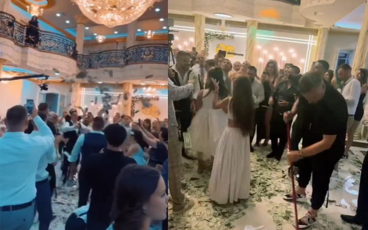 Bes Kallaku dhe Mateus Frroku “mbulohen” me dollarë në dasmën shqiptare, këngëtari merr fshesën t’i mbledhë (VIDEO) mateus frroku bes kallaku