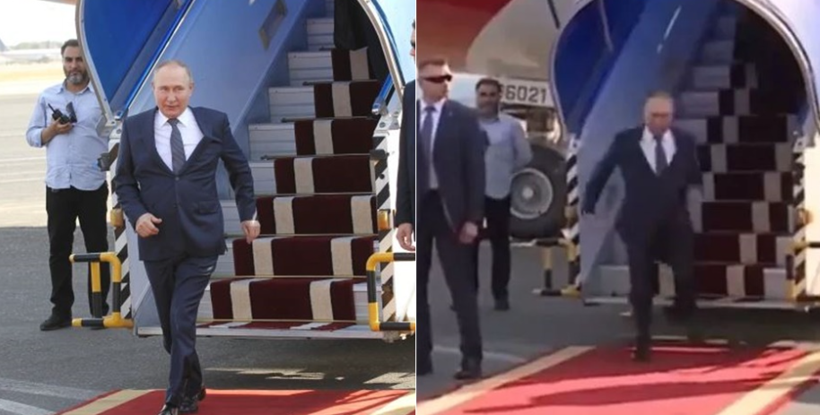“Krahu i djathtë jashtë funksionit”, Putin filmohet në Iran duke çaluar putin calim