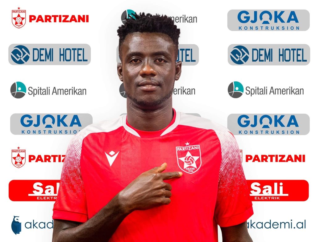 Nga Gana te Partizani, Alfred Mensah firmos për 3 sezone 299982883 1955576607970059 6746630745600615170 n e1660905459505