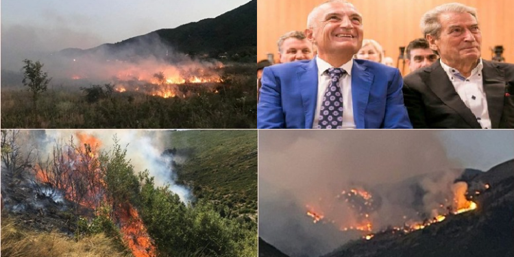Qytetarët akuzojnë Metën e Berishën si autorë të zjarrvënieve 7A295DA6 E3DE 4FB5 8F6A 491D73D603D9