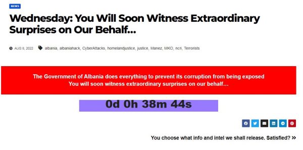 “Qeveria bën gjithçka që të fshehë korrupsionin”, ja çfarë paralajmërojnë hakerat e “Drejtësi për Atdheun” 1 b732a3c9 b794 457f b6e1 8d1595c8543c 600x297 1