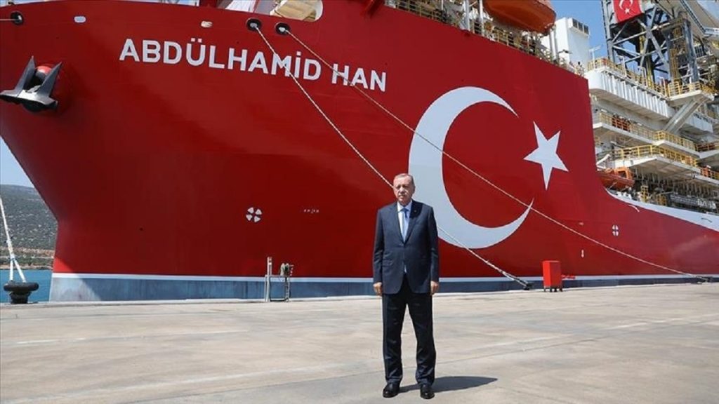 Anija turke në Mesdhe në kërkim të naftës, Erdogan: Shpimi, juridiksion i Turqisë, s’kemi nevojë për lejen e askujt erdogan
