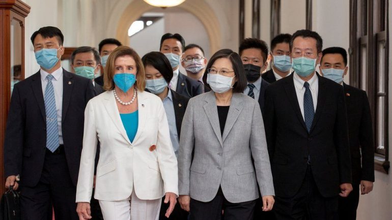 BBC: Tajvani e ka vendosur, ‘topin’ në fushën e Xi Jinping pelosi 4 770x433 1