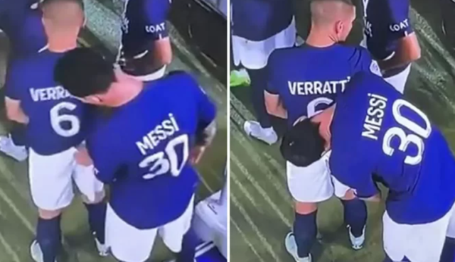 Momenti “intim” mes Verratti-t dhe Messi-t, argjentinasi i ul pantallonat e shkurtëra 640 0 messi 1662143336 1