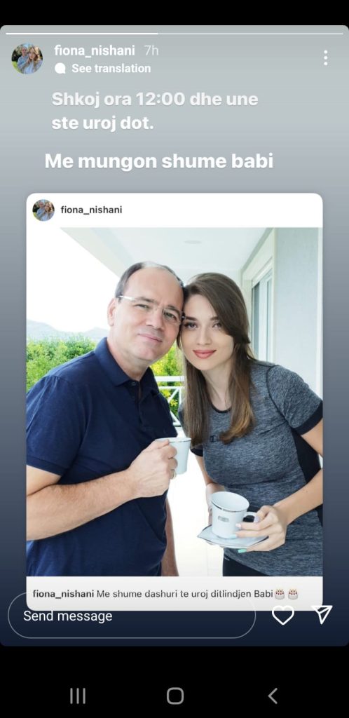 fiona nishani bujar nishani