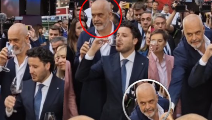 Video / Frikë për helmim apo s’i pëlqeu? Ramës i ofrojnë një gotë verë në Serbi, por ai nuk provon rama