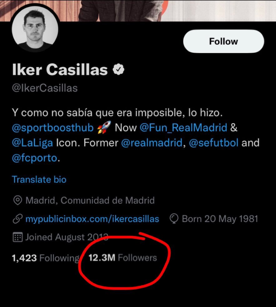 Casillas postoi në Twitter se ishte homoseksual dhe më pas e fshiu atë, ja sa njerëz e bënë 'unfollow' në një orë 2 19fa647da11edb5e4e1898af85c95