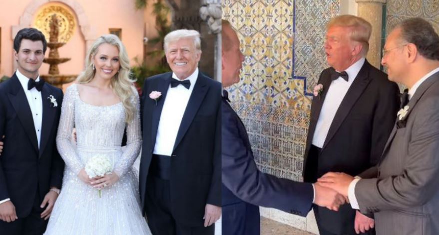 VIDEO/ Dasma e vajzës së Trump, i ftuar edhe politikani shqiptar Capture 58
