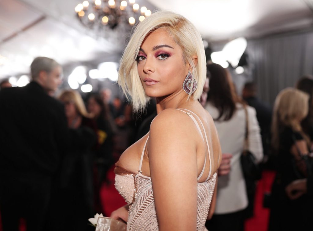 recording artist bebe rexha attends 60th e1668541719223