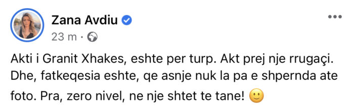 Aktivistja në Kosovë sulmon Granit Xhakën 1 72B2FE5A 06C5 4515 A1EC 1F00DD943370 696x218 1