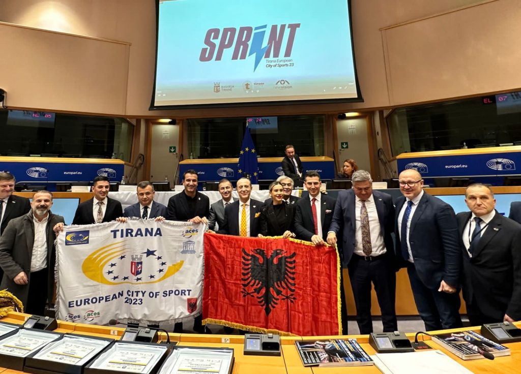 Parlamenti Europian i jep Tiranës titullin “Qyteti Europian i Sportit 2023”, Veliaj: Super sukses WhatsApp Image 2022 12 07 at 13.32.03
