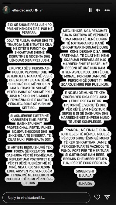 Elhaida Dani: Më besoni nuk kam thyer asnjë kod, qoftë dhe moral 1 elhaida