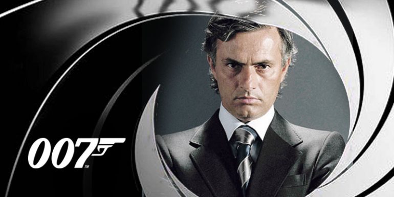 Regjisori i “007” dëshiron Mourinhon në filmin me James Bond bond mourinho 770x385 1