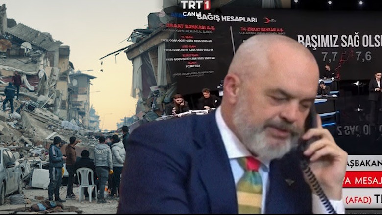 Tërmetet në Turqi, Rama dhuron 1 milion euro: Nuk harrojmë çfarë bëri Erdogan për ne në 2019 1676528990 finalprojekt.00374307.Still016