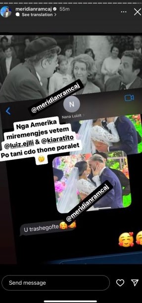 Luizi dhe Kiara "martohen", nëna e këngëtarit thyen heshtjen 1 63db7cc45ddf9h