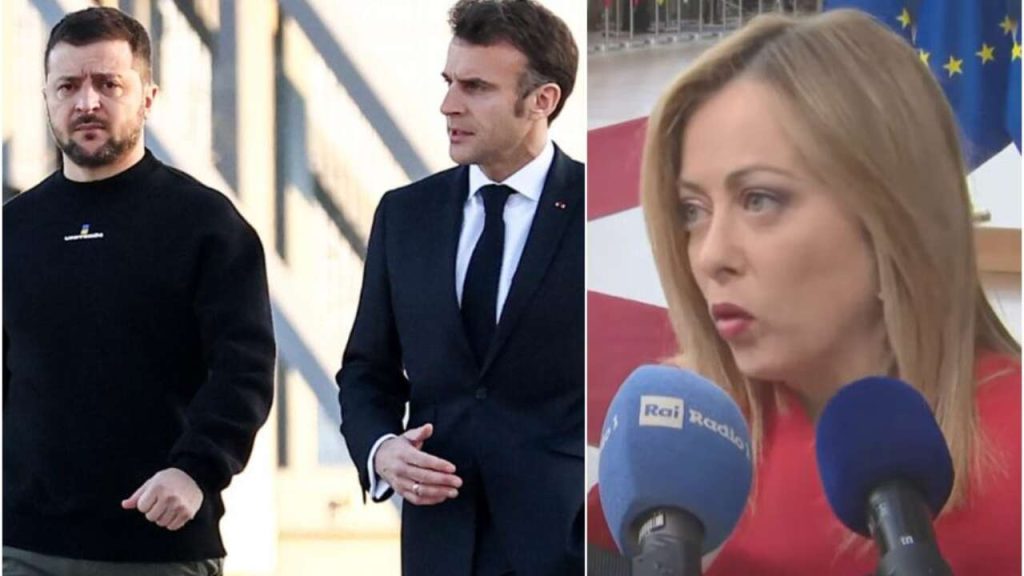 Përplasje Meloni-Macron, shkak është Zelensky zelensky macron meloni 1 1280x720 1