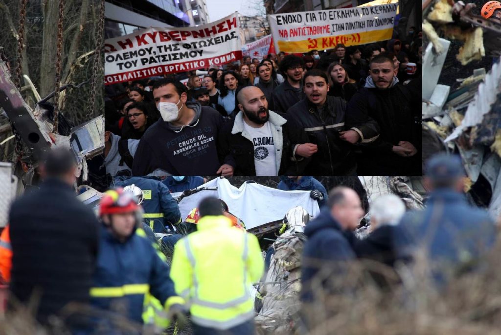 FOTO/ 44 viktima nga përplasja e trenave në Greqi, shpërthejnë protestat masive në Athinë Capture 14