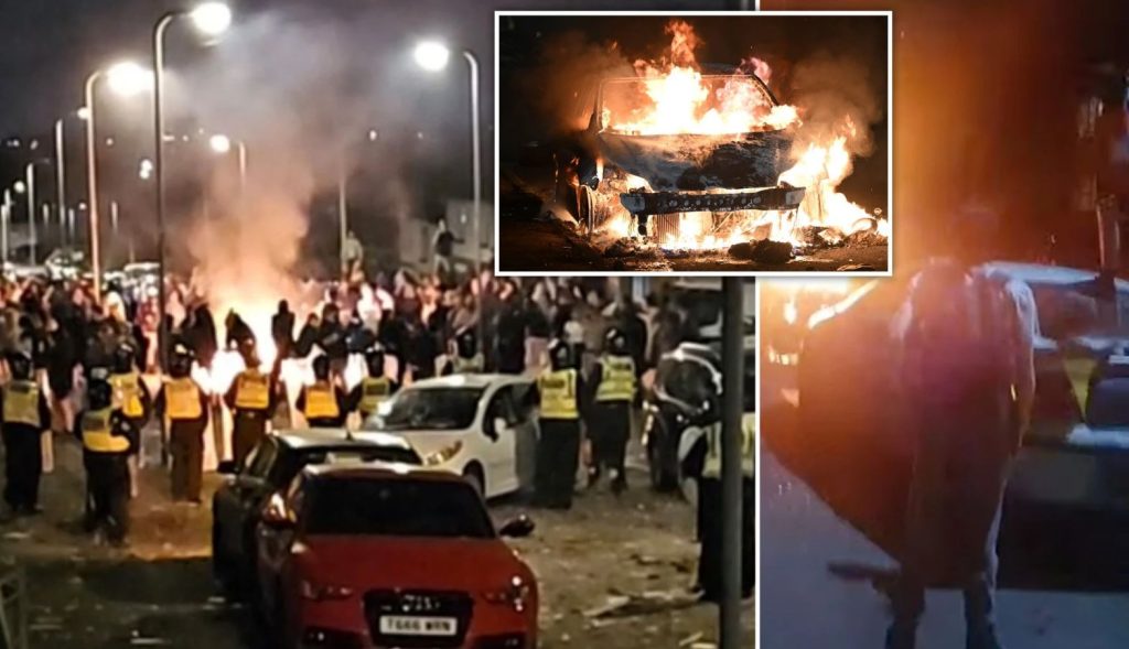 FOTO/ Revoltë në kryeqytet, makina të djegura dhe përplasje të dhunshme me policinë 3 111