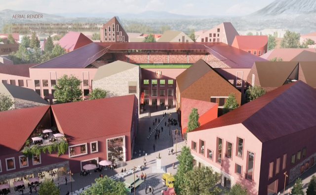 FOTOT / Ky është projekti fitues për stadiumin e ri të Korçës 7 640 0 92 1683036082