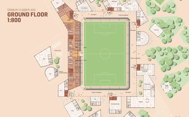FOTOT / Ky është projekti fitues për stadiumin e ri të Korçës 8 640 0 93 1683036082