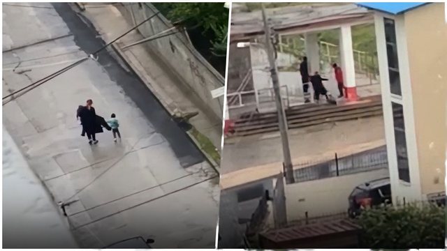 VIDEO/ Nëna dhunon në mënyrë makabre fëmijën në Durrës, e qëllon me shkelma dhe e tërheq zvarrë 640 0 dhuna 1684256428