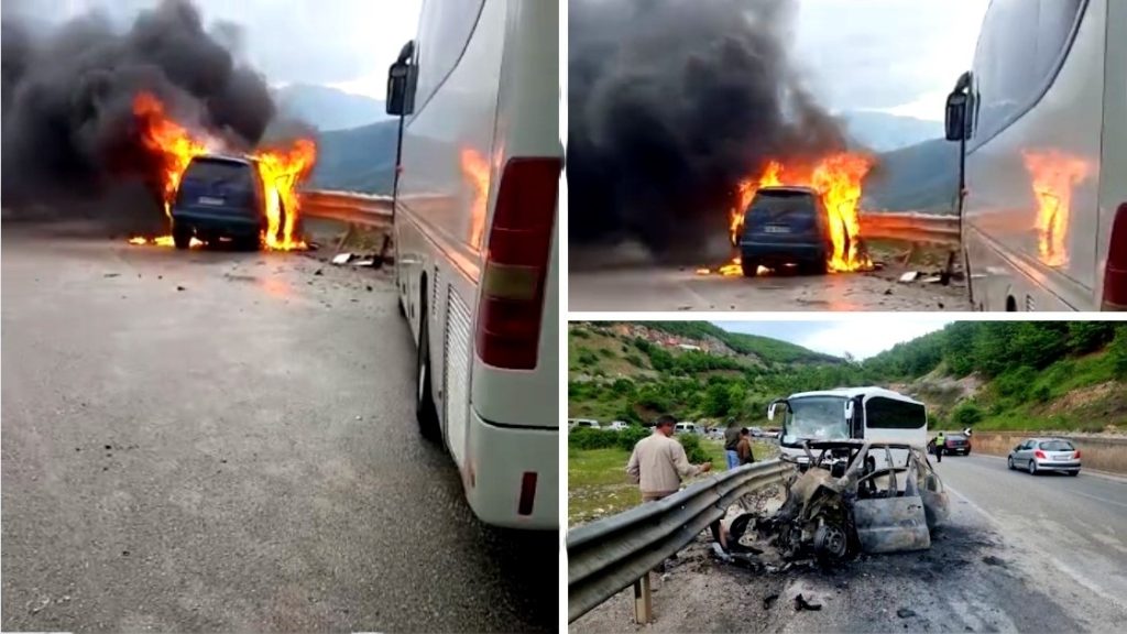 Aksidenti në Qafë-Thanë me 6 të plagosur, ndalohet shoferi i veturës aksidenti qafe thanes