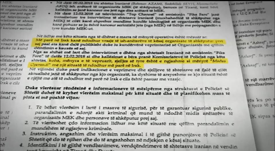 Dokumenti sekret i policisë: Muxhahedinët mund të vënë në rrezik sigurinë e Shqipërisë 1 0A8A082D 67AD 45BE 8699 2038252FF412